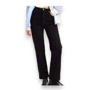 Levi's Black Ribcage Straight Jean